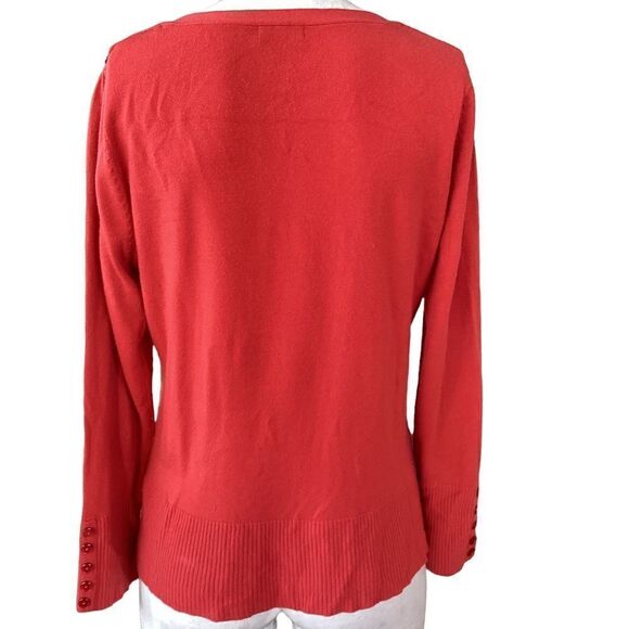 M&Co medium coral sweater pullover. 0552 - Picture 2 of 7